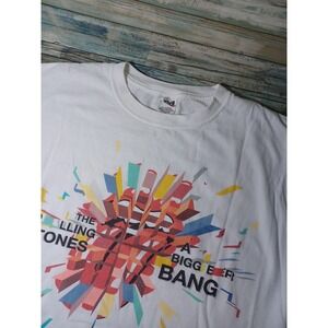The Rolling Stones 2005 A Bigger Bang Tour Black T-Shirt Size XL Anvil Y2K Band